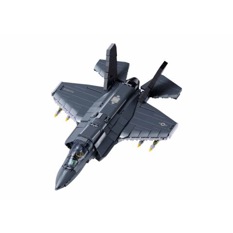 Sluban Model Bricks M38-B1361 F-35BS Kampfjet im Maßstab 1:44